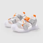 Unisex Toddler Sandals - Casual Solid Color Design for Children's Shoes Grey