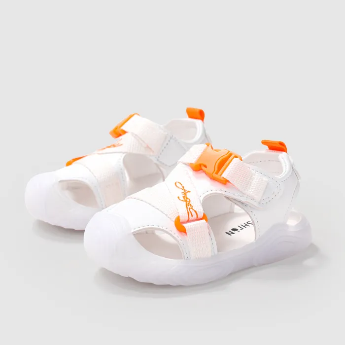 Unisex-Sandalen für Kleinkinder - lässiges einfarbiges Design für Kinderschuhe