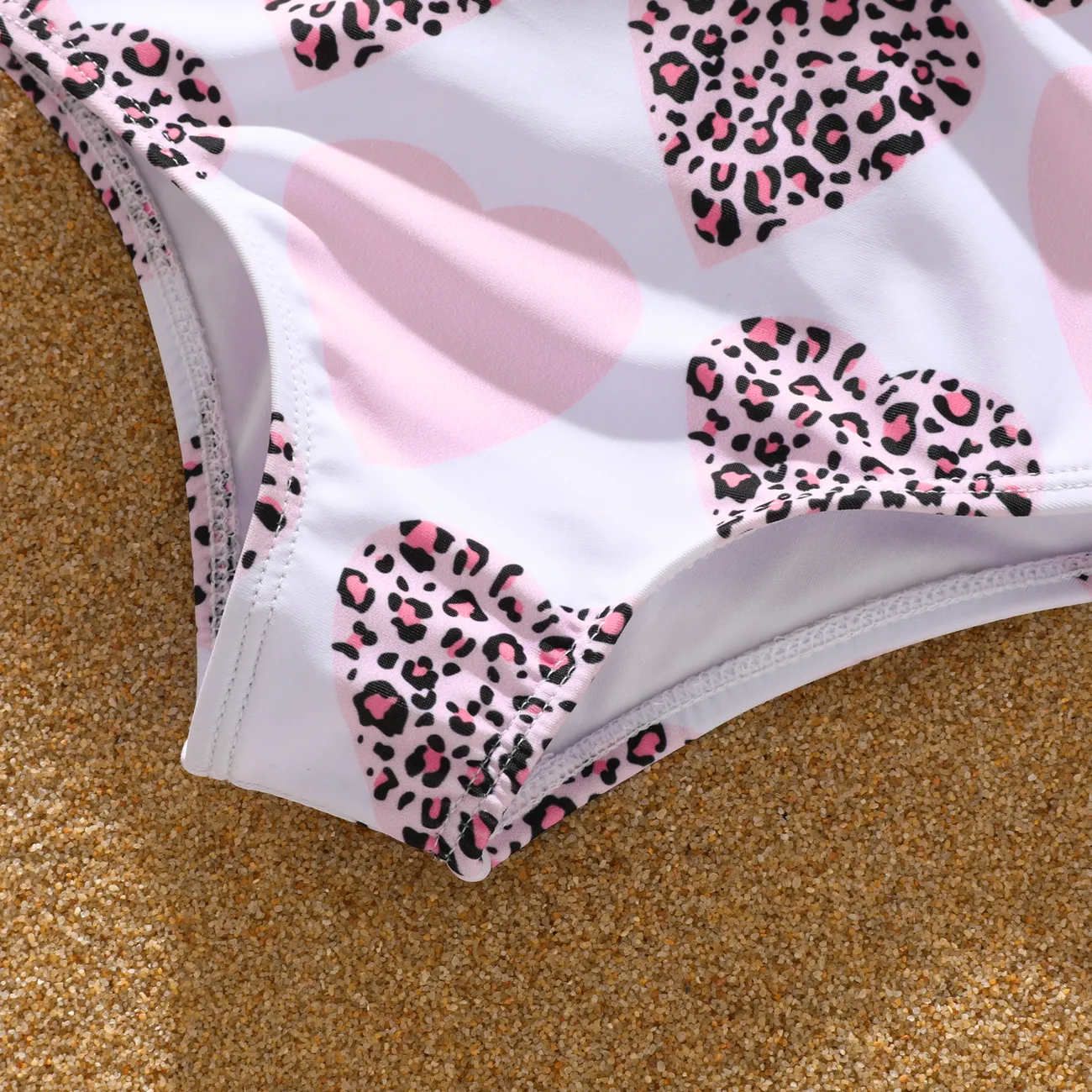 Baby Mädchen Hypertaktil Süß Tanktop Badeanzüge rosa big image 1