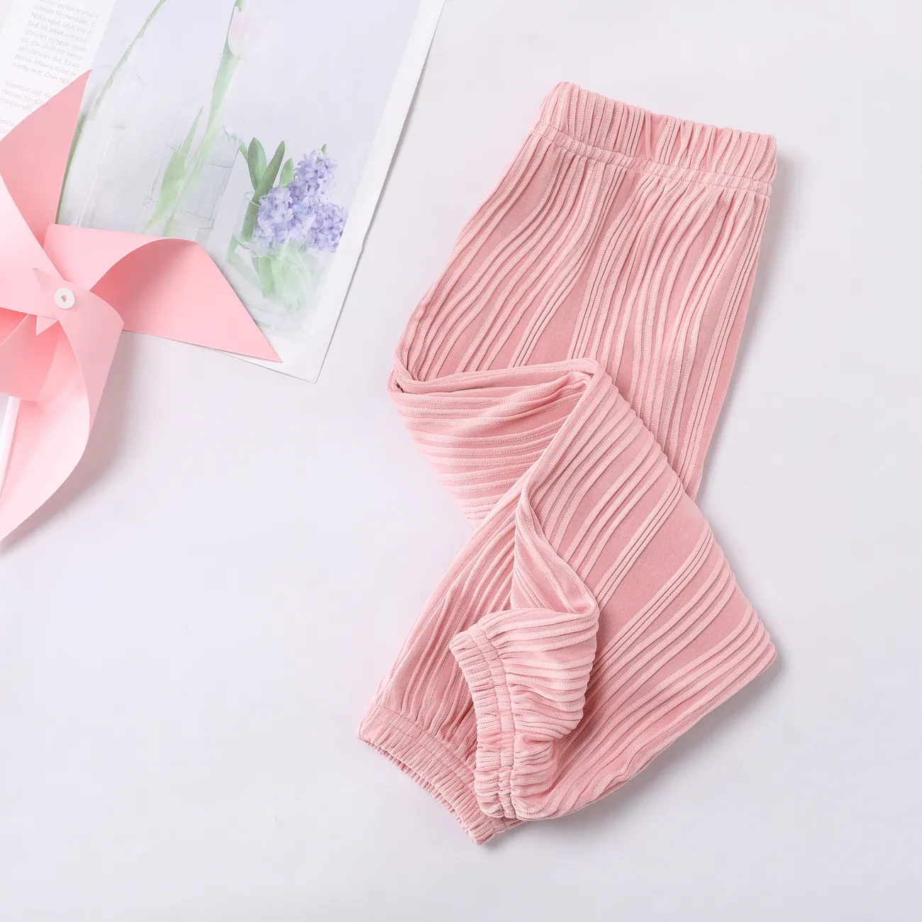 Coole Wave-Klimaanlagenhose für Kleinkinder für Mädchen rosa big image 1