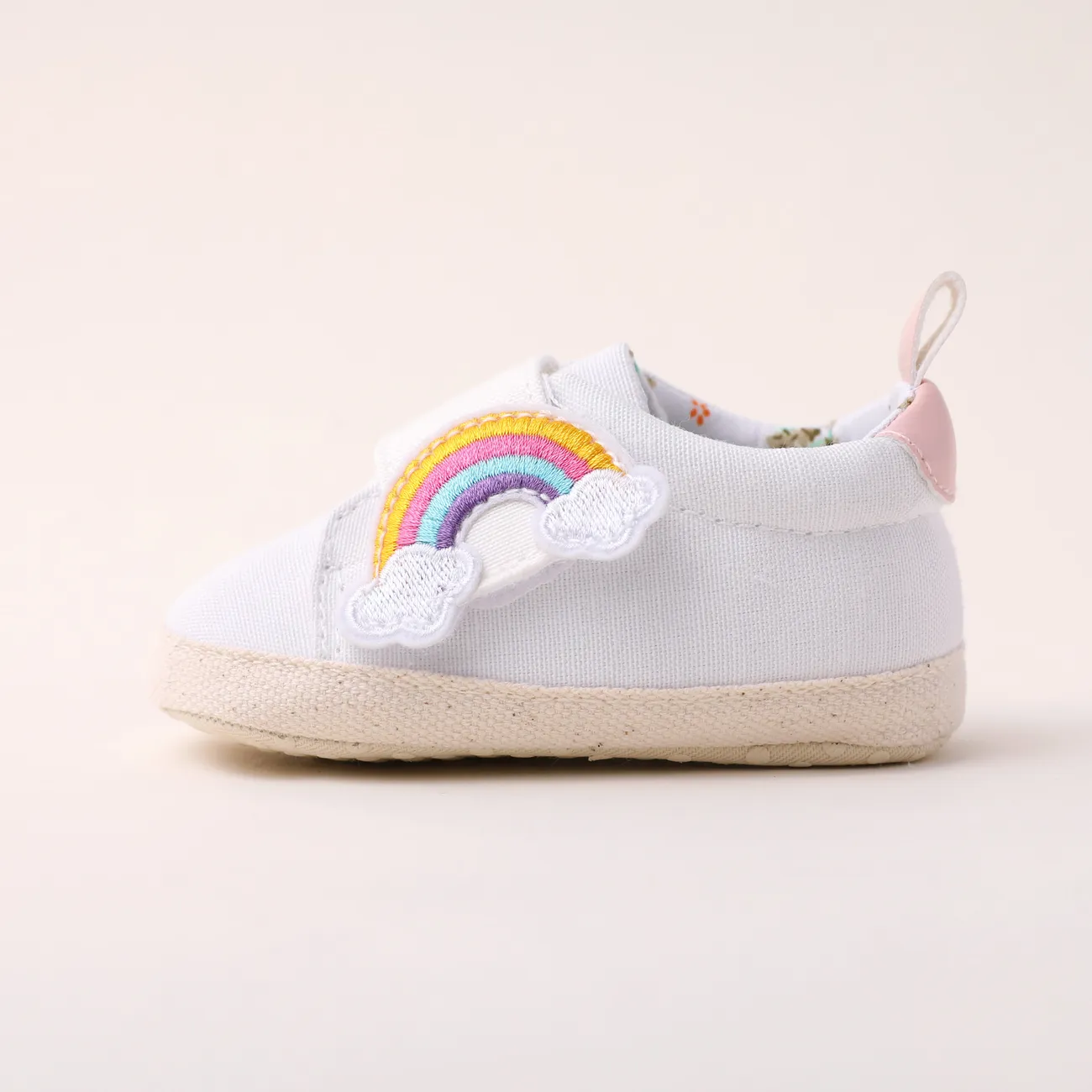 Bebé Menina Infantil Arco-íris Calçado para bebé Branco big image 1