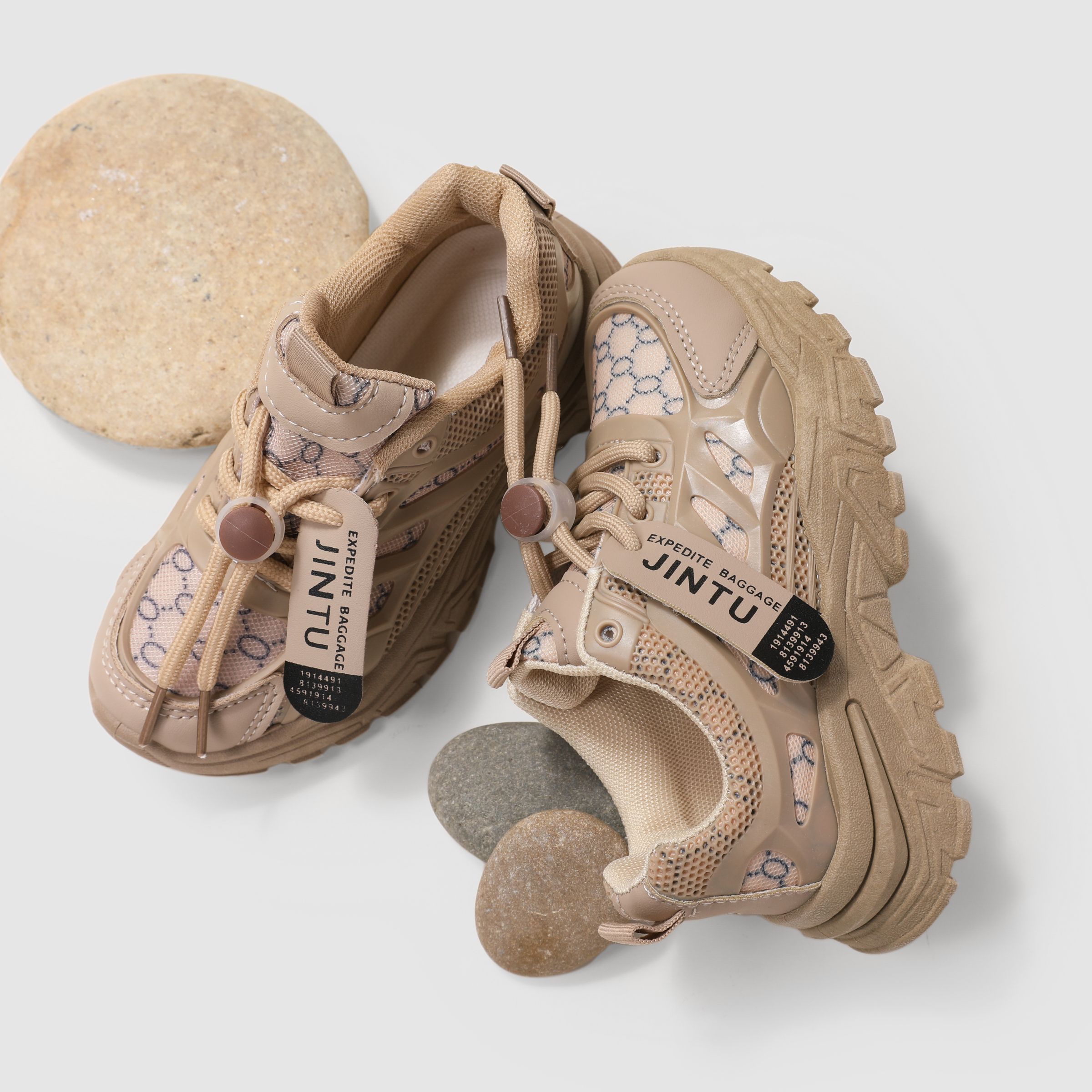 Kids Girl/Boy Sporty Letter Pattern Non-slip Athletic Shoes