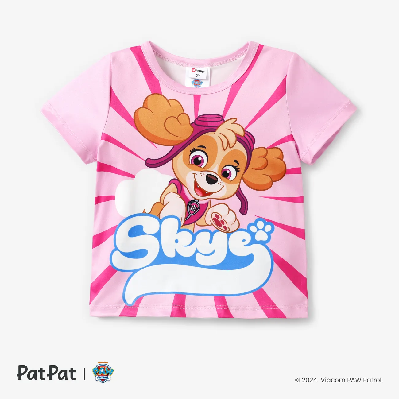 PAW Patrol 1pc Toddler Girls Naia™ Heart-shaped Toddler Set

 Pink big image 1