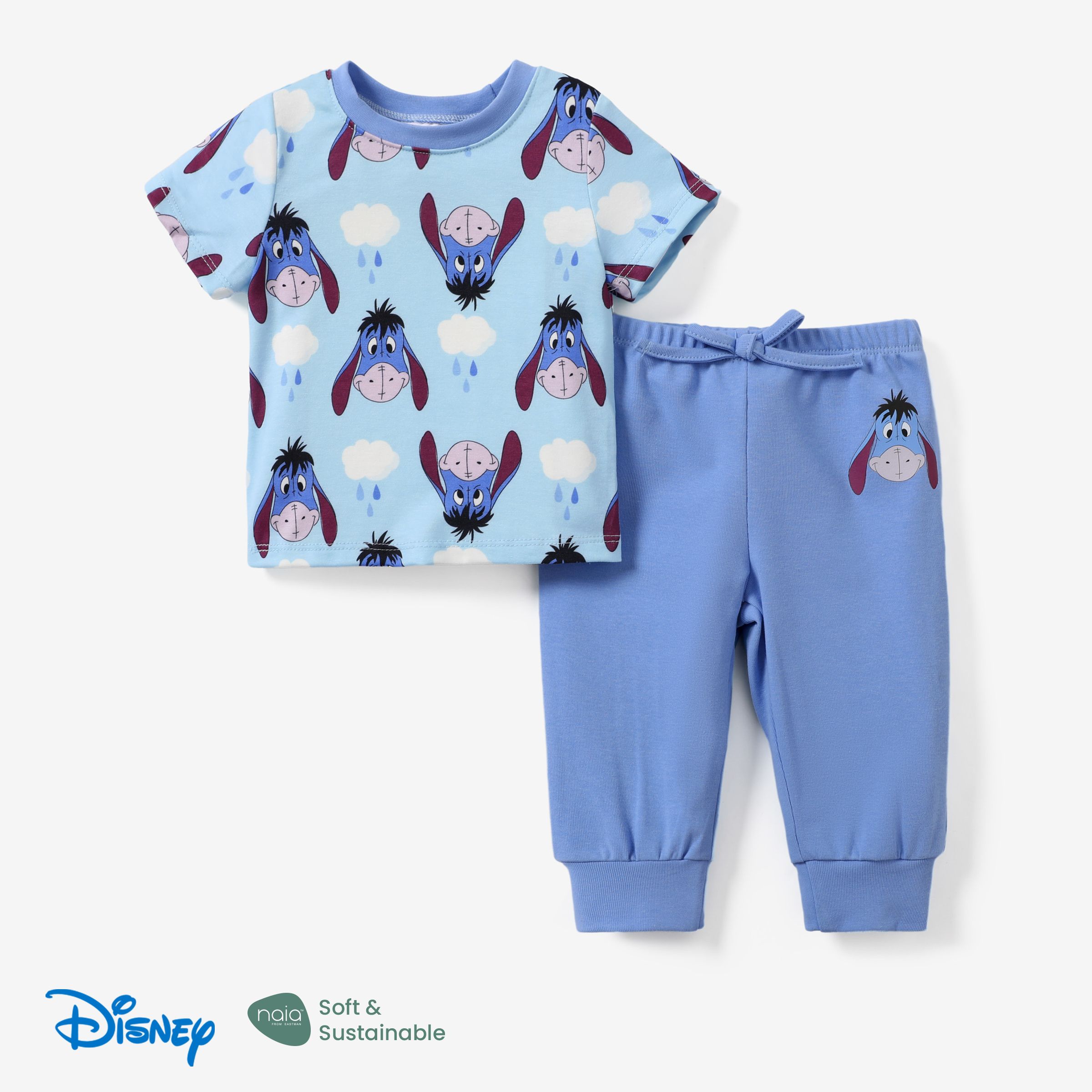

Disney Winnie the Pooh 2pcs Baby/Toddler Boys/Girls Naia™ All-over Character Print Set