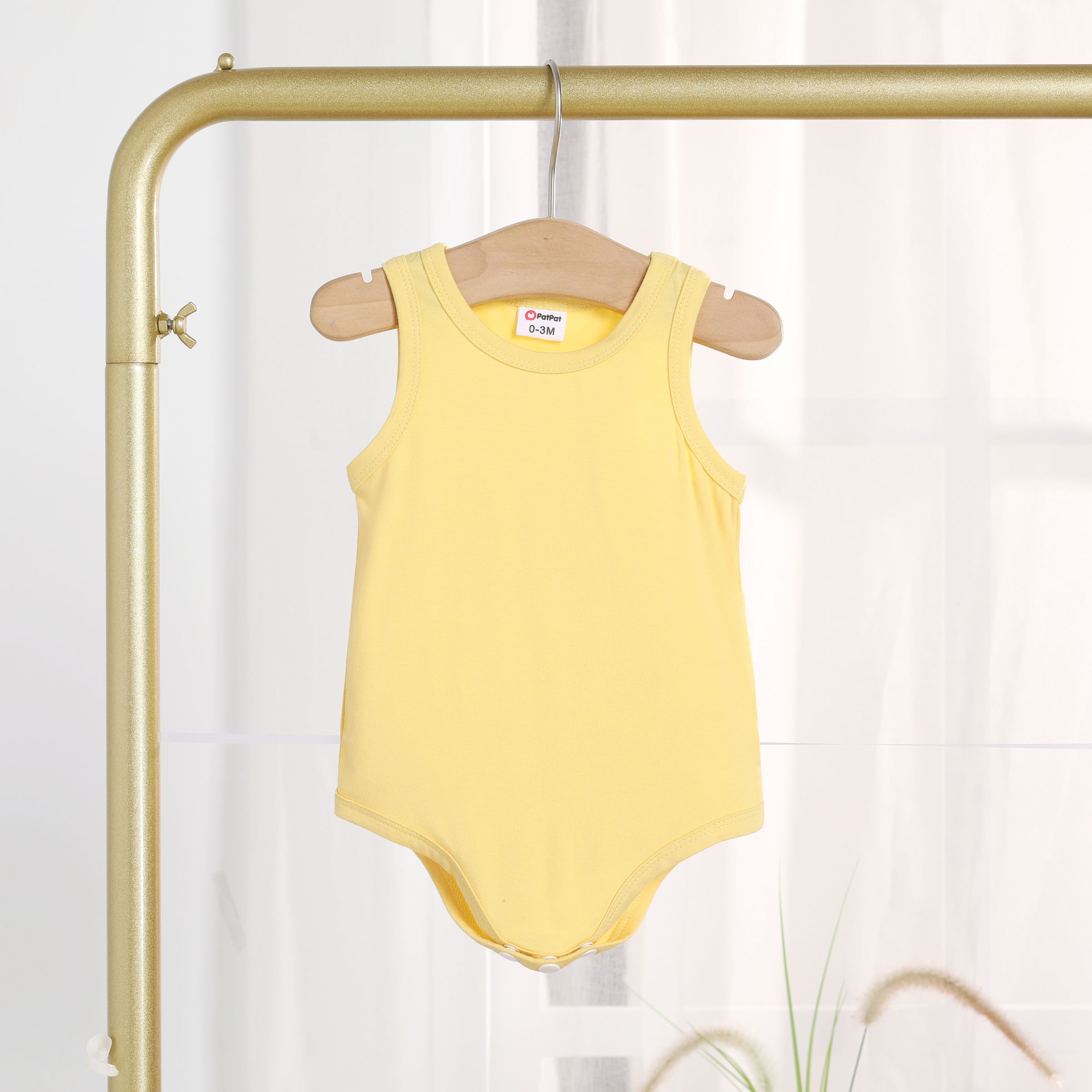 Baby Boy/Girl Solid Color Comfortable 95% Modal Fabric Bodysuits