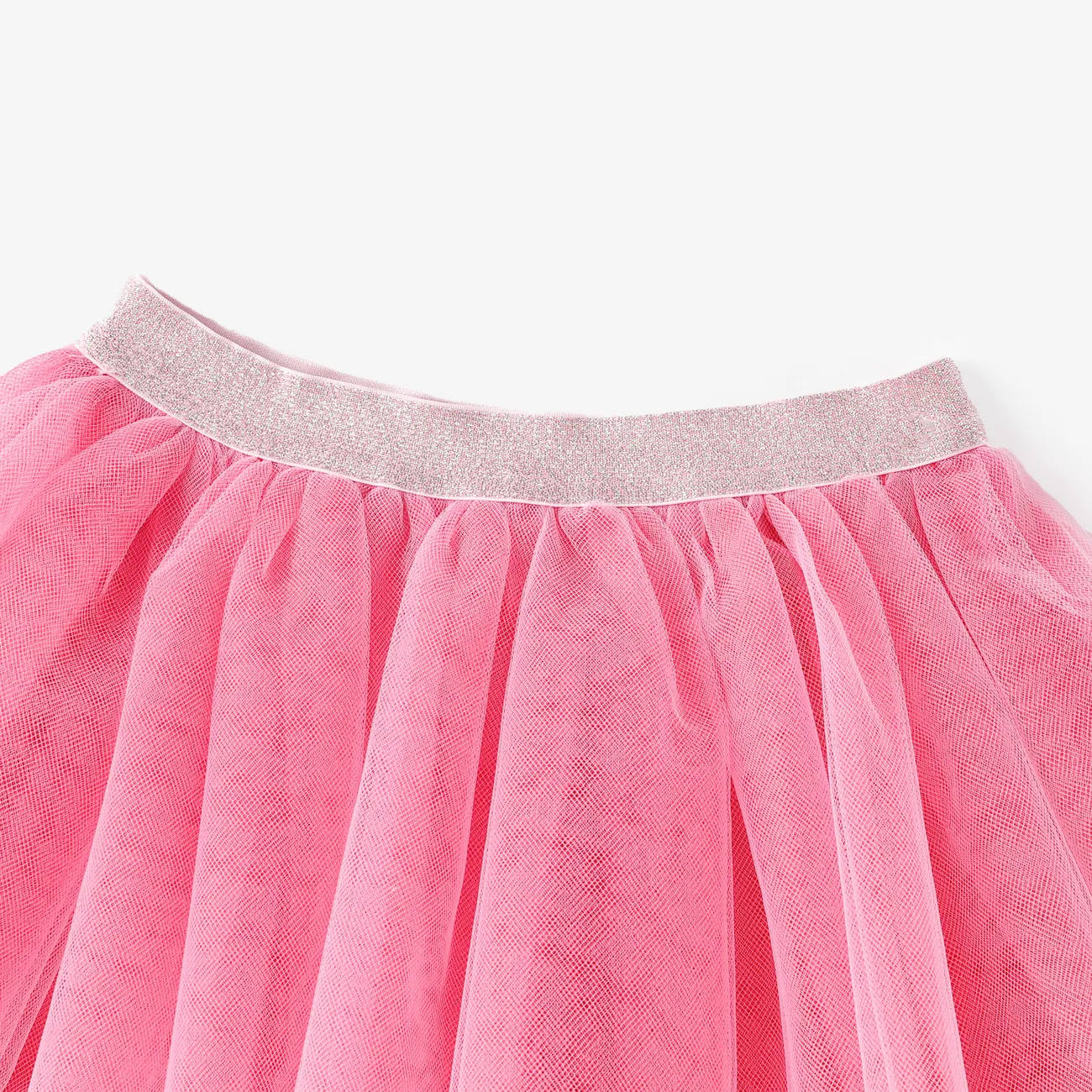 Muttertag 2 Stück Kleinkinder Mädchen Mehrlagig Süß Kostümrock rosa big image 1