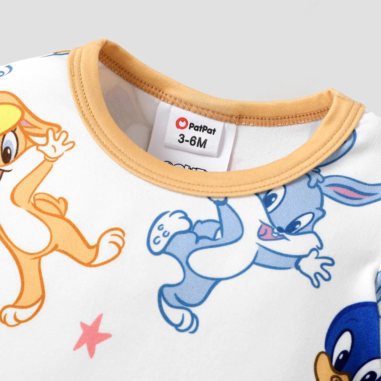 Looney Tunes Baby Unisex Kindlich Kurzärmelig Baby-Overalls Mehrfarbig big image 1