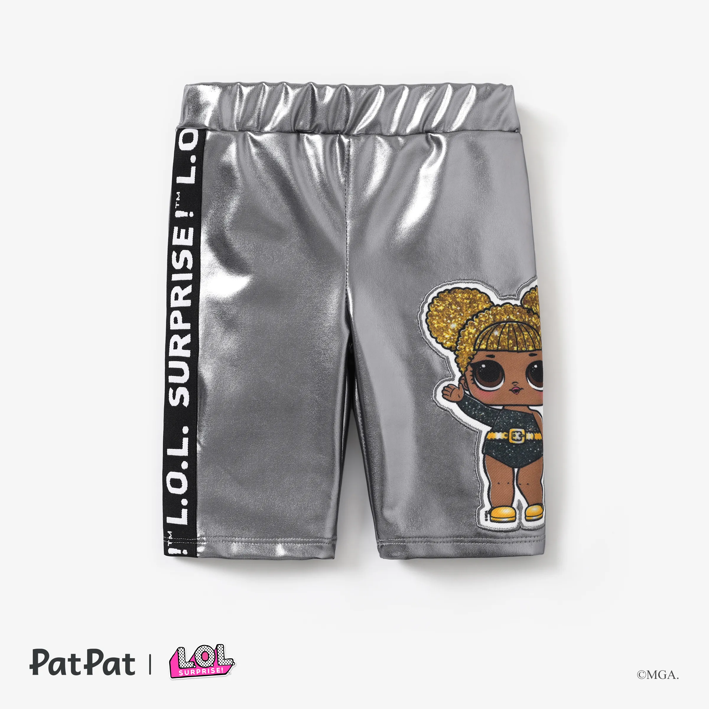 LOL Surprise Mädchen Borte Kindlich Leggings/Slim-fit/Bootcut Silber grau