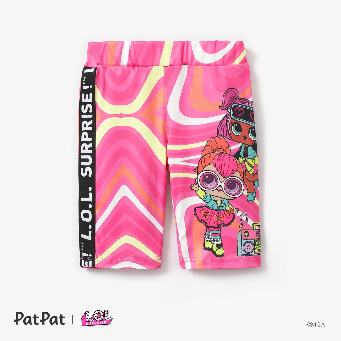 LOL Surprise Chica Trenza Infantil Leggings / Ropa ajustada / Bootcut Multicolor big image 1