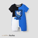Harry Potter Bébé Unisexe Couture de tissus Enfantin Manches courtes Combinaisons Bleu