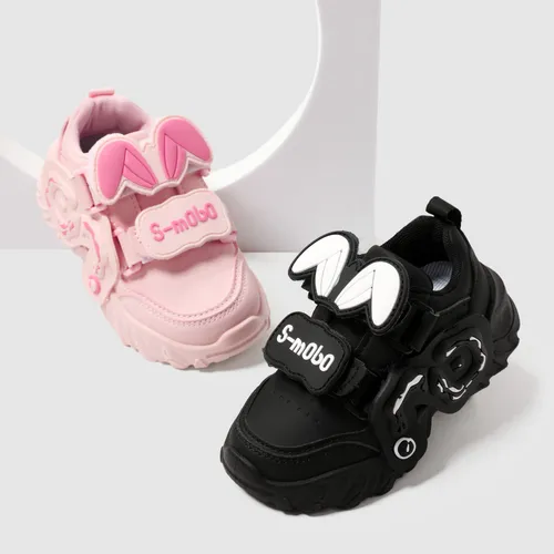 حذاء رياضي ثلاثي الأبعاد بنمط أرنب يتميز بملمس فائق الحسية للأطفال الرضع والأطفال، تصميم فريد بنمط ط