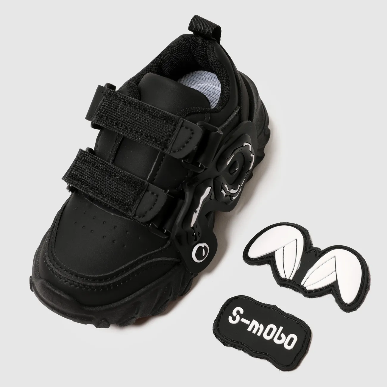 Niño pequeño Chicos Unisex Infantil Estampados de animales Zapatillas de deporte Negro big image 1