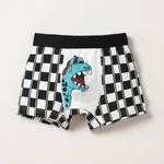 Dinosaure Toddler/Kid Boys' Underwear Cotton Set plaid