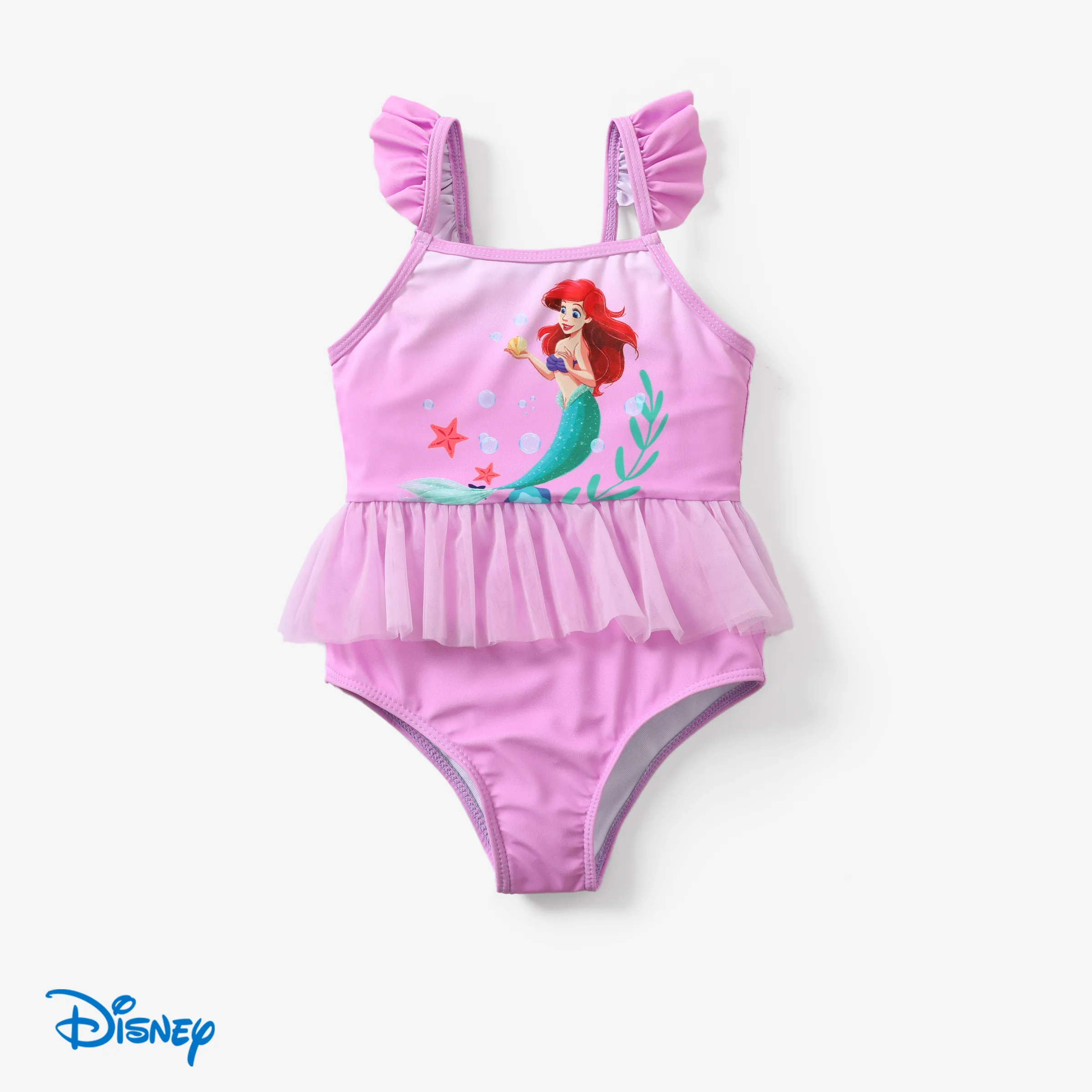 Disney Princess Enfant en bas âge Fille Couture de tissus Enfantin Maillots de bain Violet