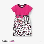 LOL Surprise 1pc Toddler/Kids Girls Character Print Striped/ Leopard Dress
 Roseo
