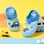 Zapatos de playa con agujero de vehículo de velcro para niños - Unisex Toddler Casual EVA Azul