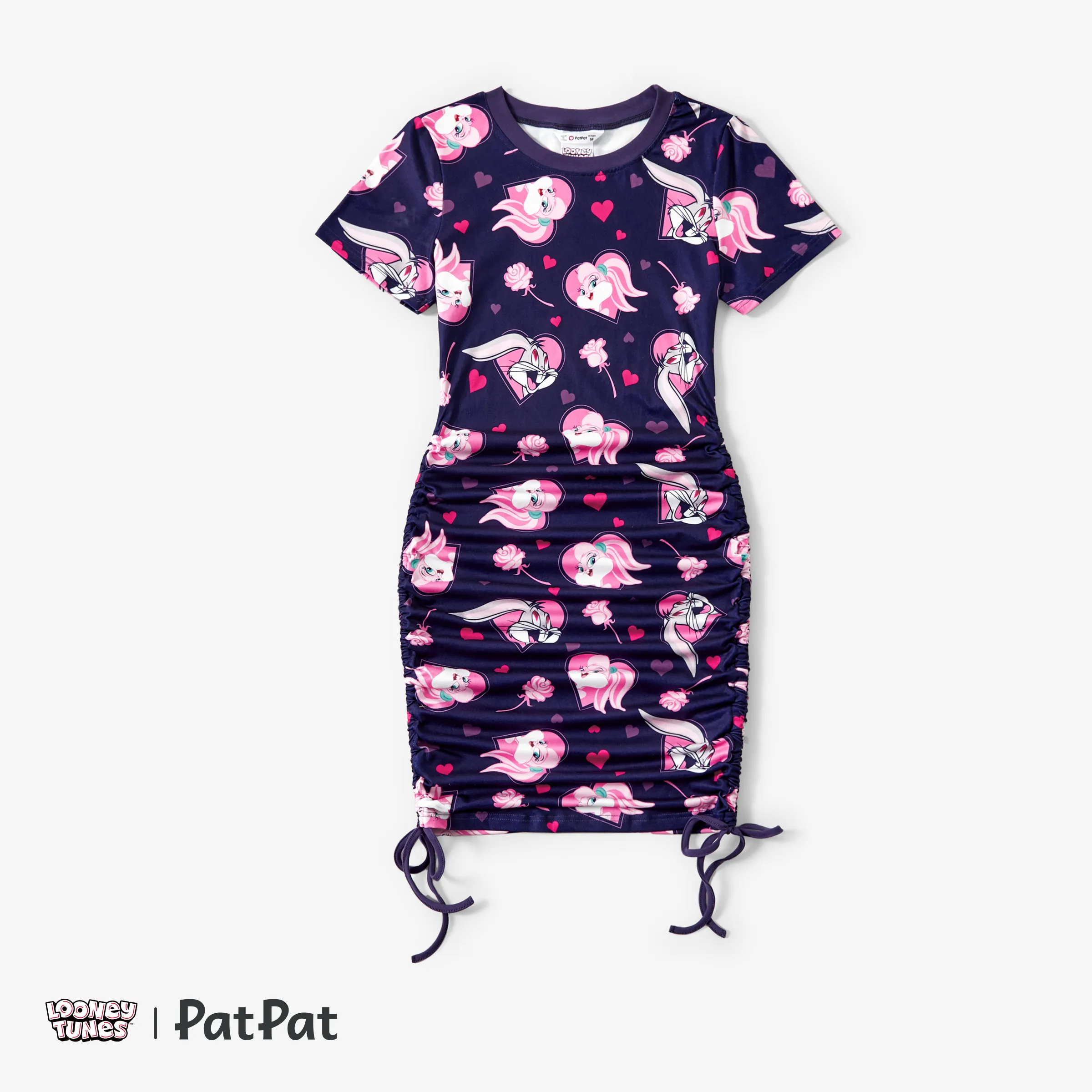 

Looney Tunes Family Matching Valentine's Day 1pc Heart Floral print T-shirt or Drawstring Dress