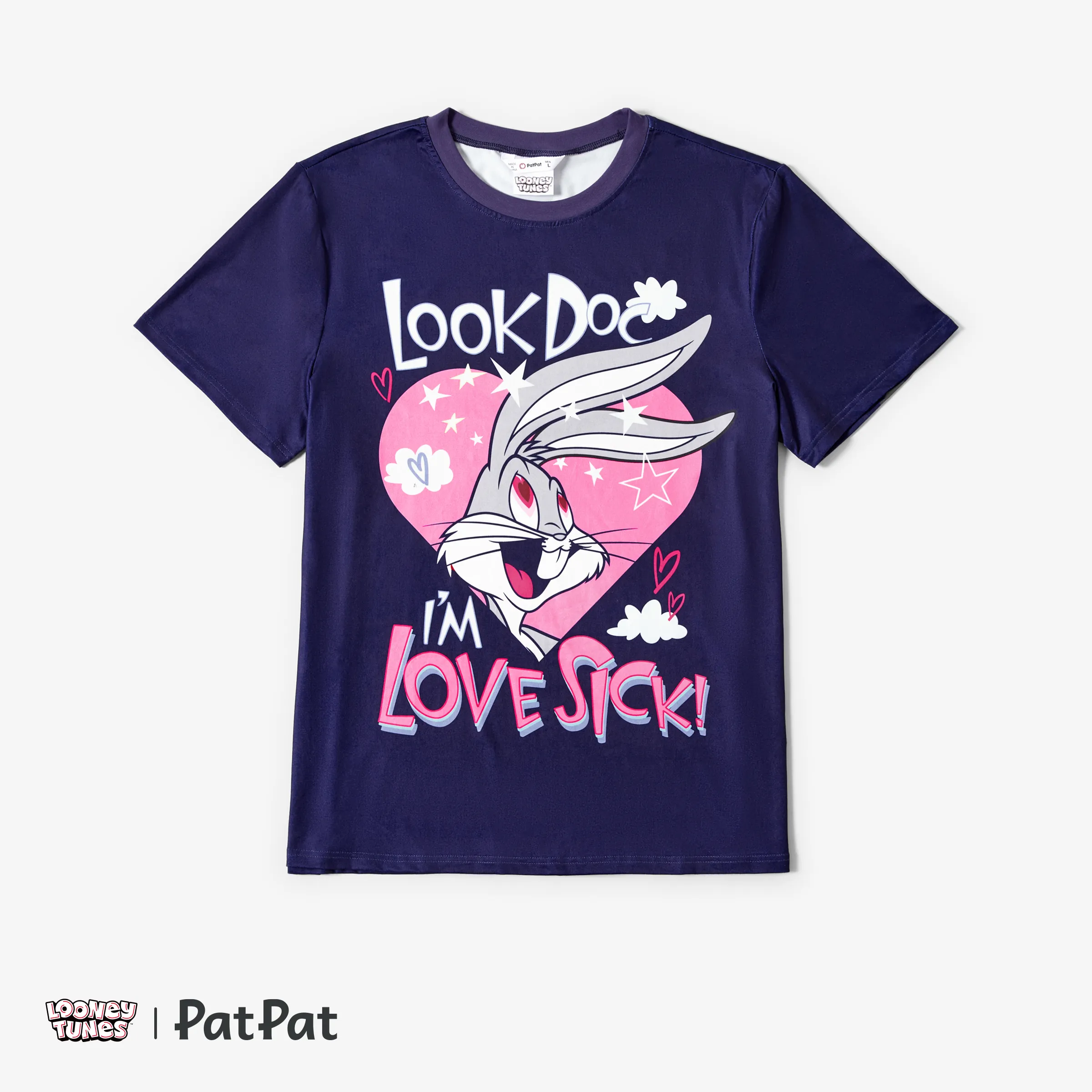 

Looney Tunes Family Matching Valentine's Day 1pc Heart Floral print T-shirt or Drawstring Dress