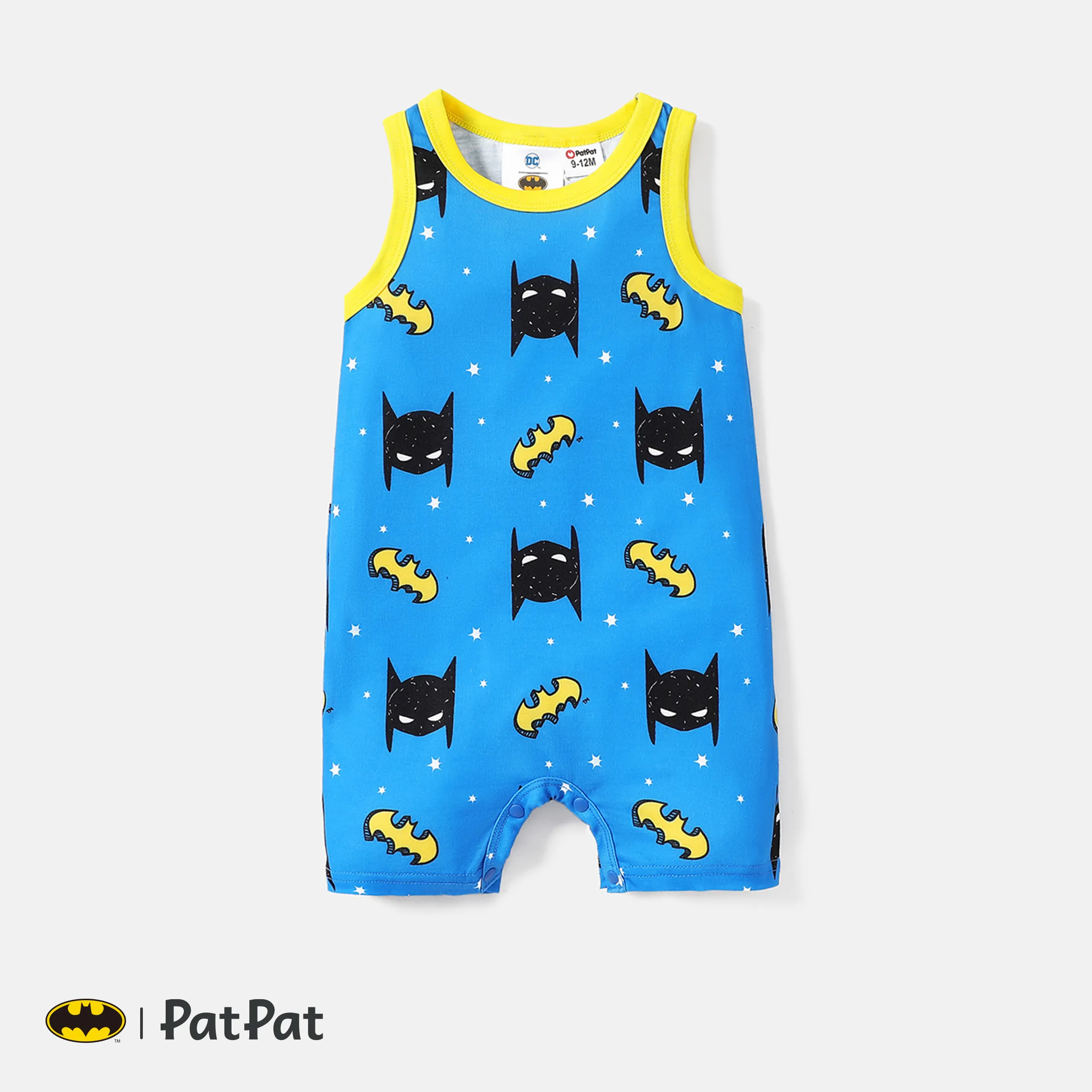 DC Super Friends 1pc Baby/Toddler/Kids Boys Tee /Tank Jumpsuit / Bodysuit  Blue#2