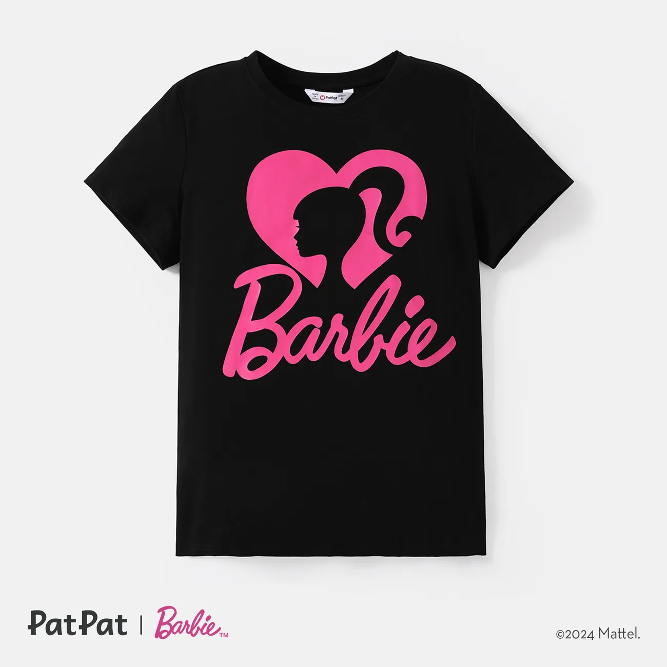 Barbie Fête des Mères Manches courtes Hauts Maman Et Moi Noir big image 1