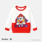 Patrulha Canina Criança Unissexo Costuras de tecido Infantil Cão Sweatshirt vermelho branco