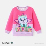 PAW Patrol Toddler Girl/Boy Colorblock Character Print Long-sleeve Tee Light Purple