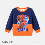 PAW Patrol Toddler Girl/Boy Colorblock Character Print Long-sleeve Tee Orange