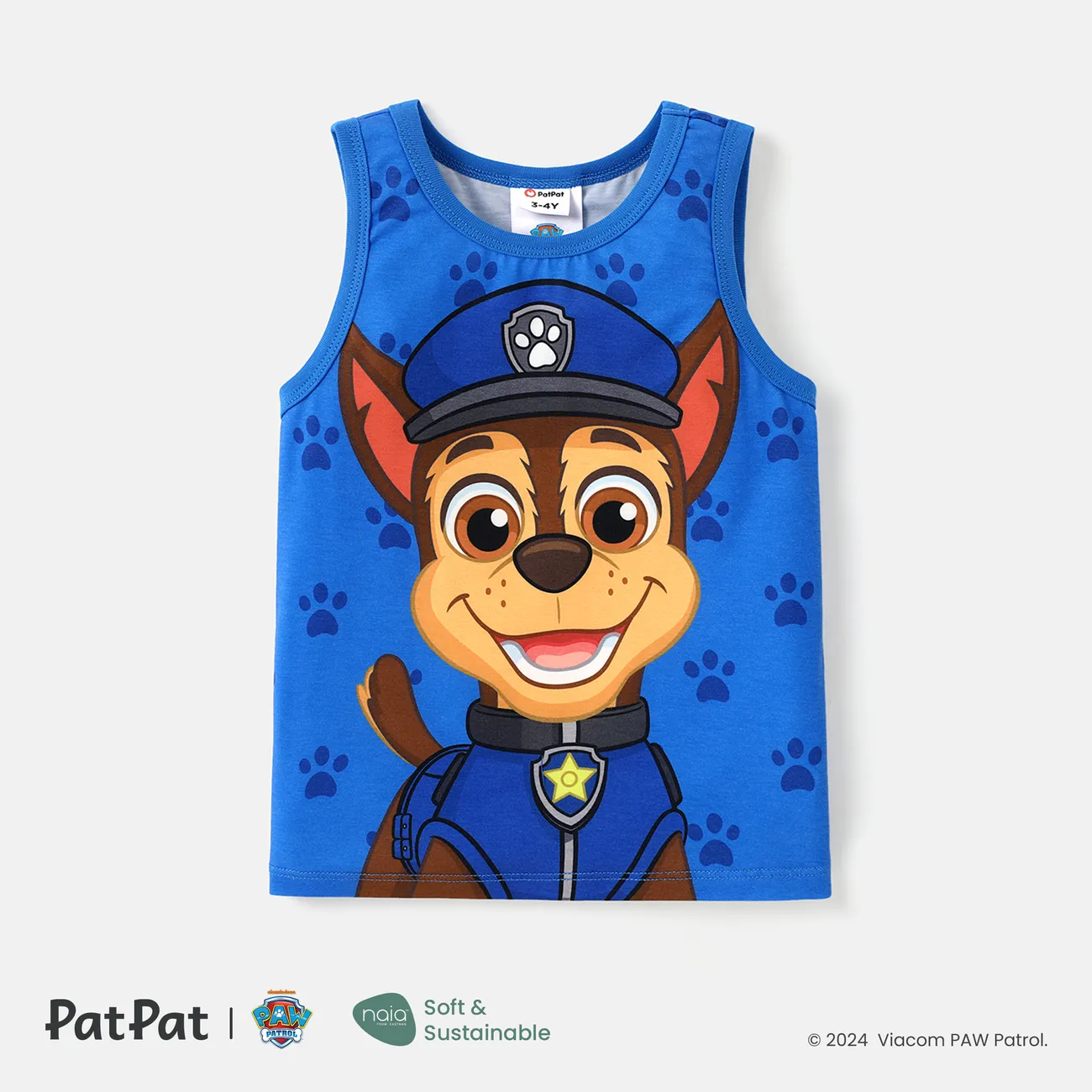 PAW Patrol Toddler Boy Character Print Naia™ Tank Top Azul big image 1