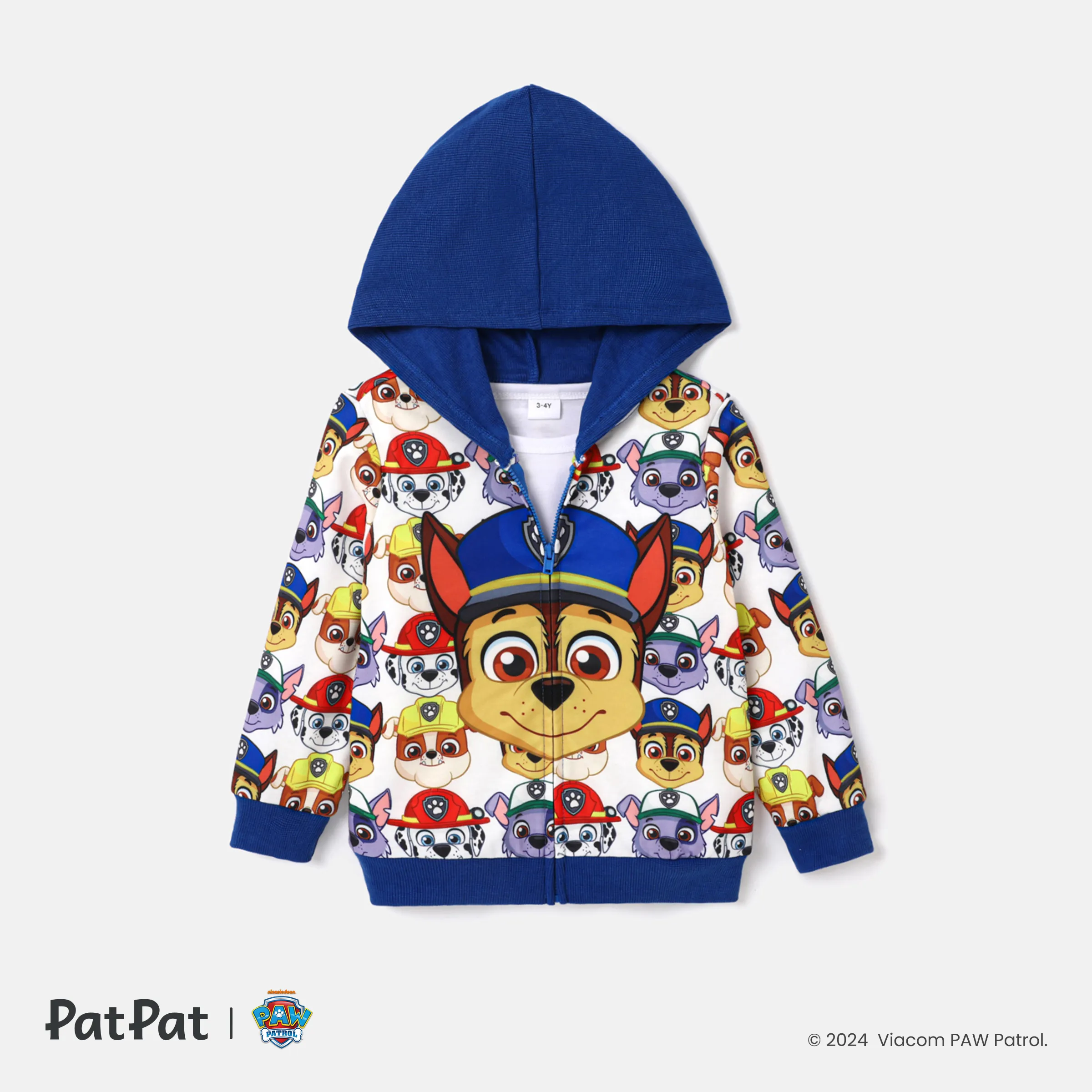 PAW Patrol Toddler Girl/Boy Character Print Zipper Design Hooded Jacket