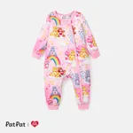 Care Bears Baby Girl Character Print Long-sleeve Cute Romper/One Piece Pink