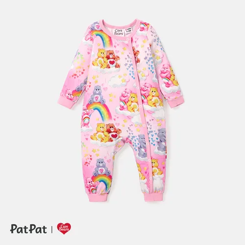 Care Bears Baby Girl Character Print Long-sleeve Cute Romper/One Piece