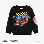 Hot Wheels 1pc Kid Boy Vehicle Race Car Print Synthetic weatshirt or Elasticized Pants Black