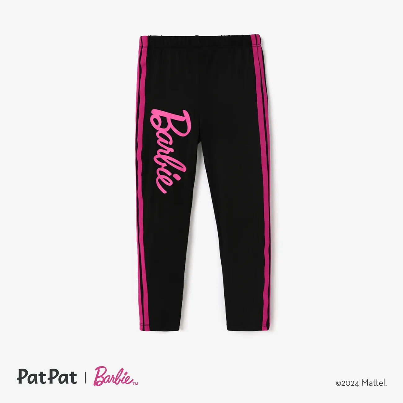 Barbie حريمي جدائل حلو طماق & سروال & سروال التمهيد أسود big image 1