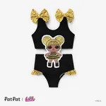 L.O.L. SURPRISE! Toddler Girl/Kid Girl Graphic Print swimsuit Black