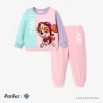 PAW Patrol Toddler Boy/Girl Contrasting Color Stitching Top and Pants Suit Pink