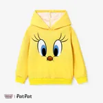 Looney Tunes Páscoa Unissexo Com capuz Infantil Sweatshirt Amarelo