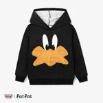 Looney Tunes Toddler/Kid Boys/Girls Character Print Long-sleeve Hooded Sweatshirt  Black