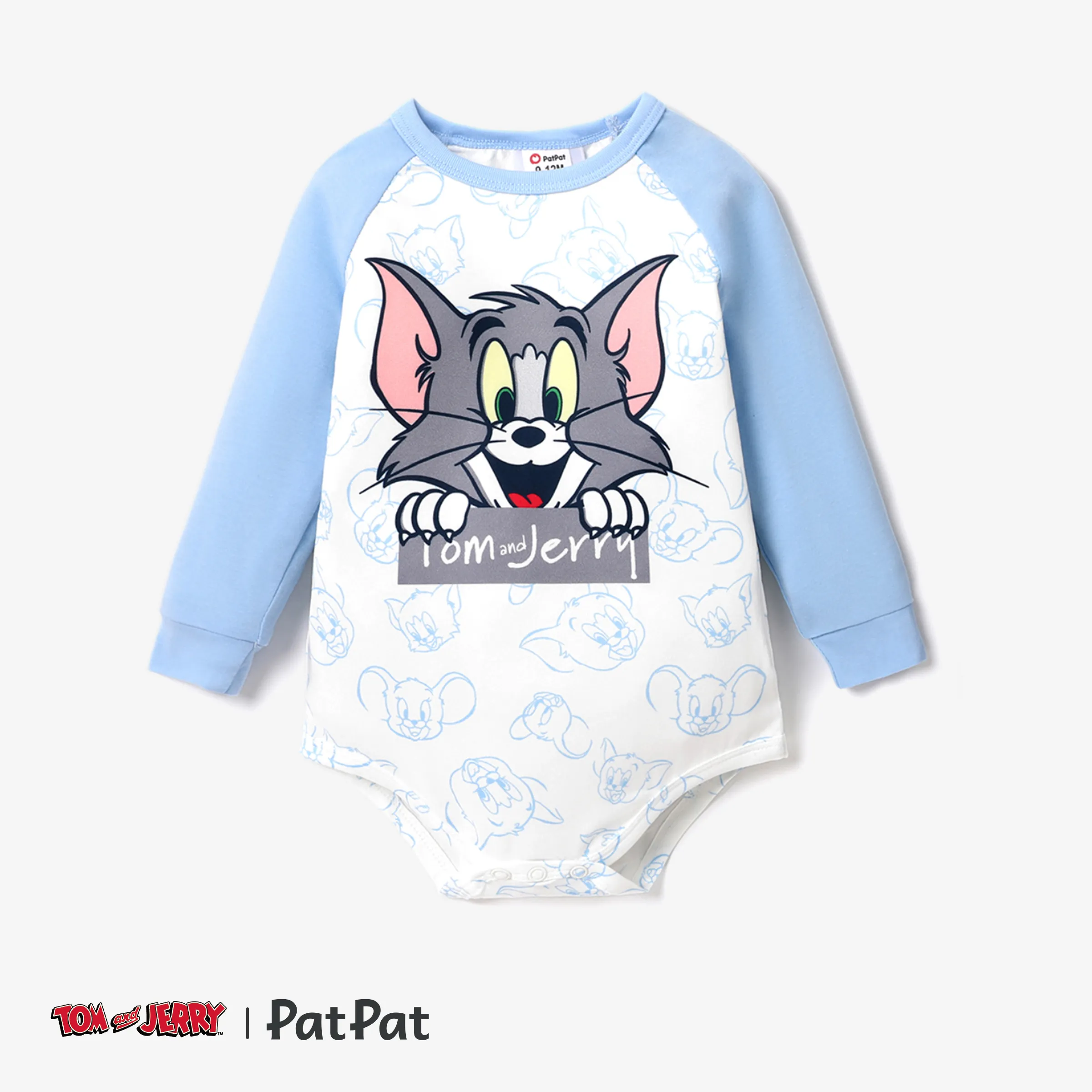 Tom and Jerry baby boy character graphic A romper or a pair of pants to wear with