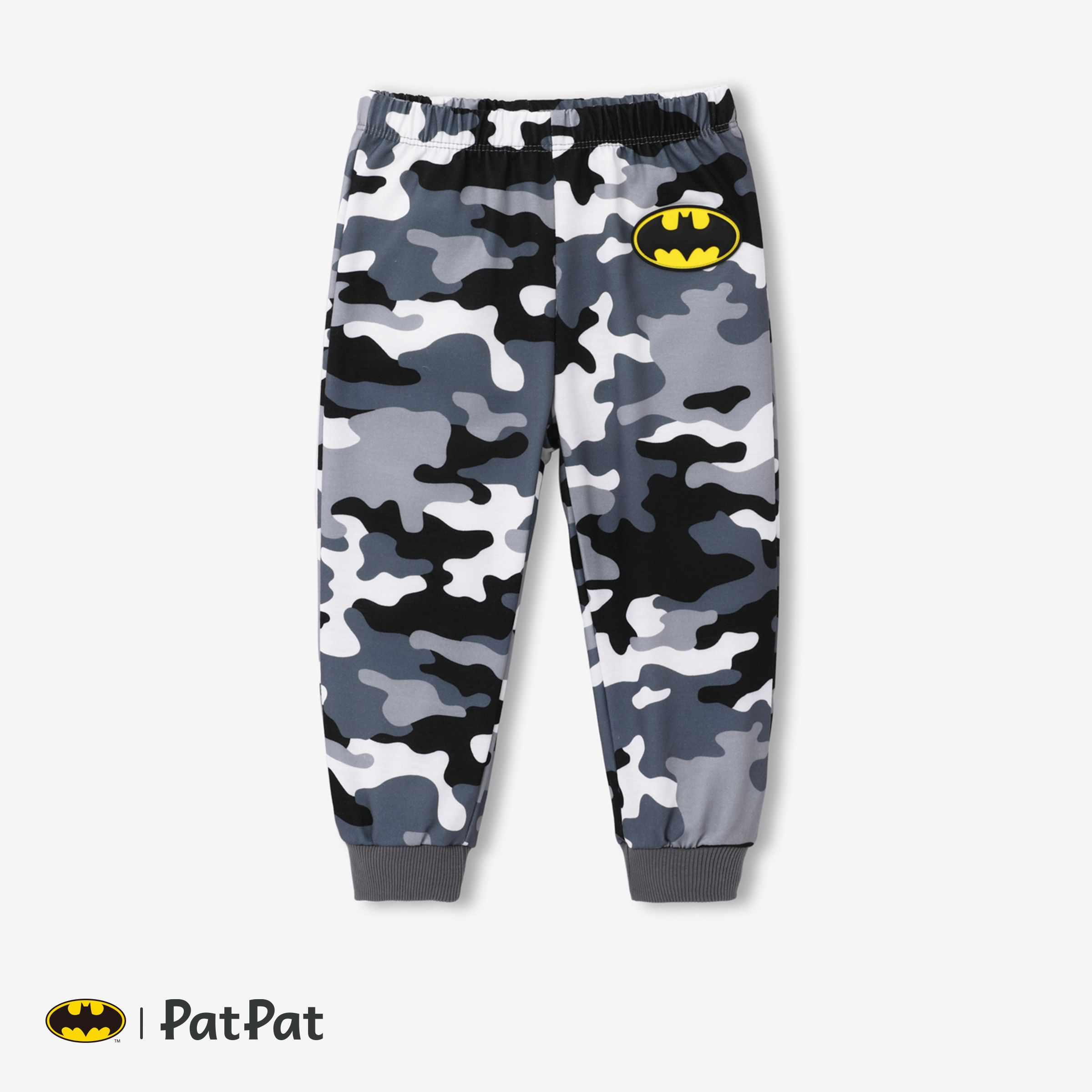 Justice League Toddler Boy Super Heroes Logo Print Camouflage Pant