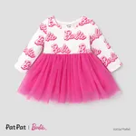 Barbie Baby Girl Cotton Letter Print Sesh Tutu Skirt  White
