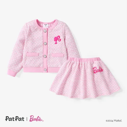 Barbie Toddler/Kid  Girl Character Print Sweet Secret Button Top or Dress 