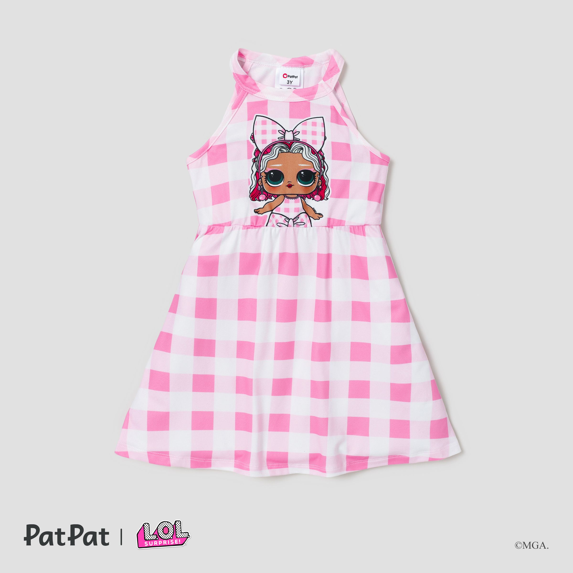 L.O.L. SURPRISE! Toddler Girl/Kid Girl Sleeveless Round Neck Dress