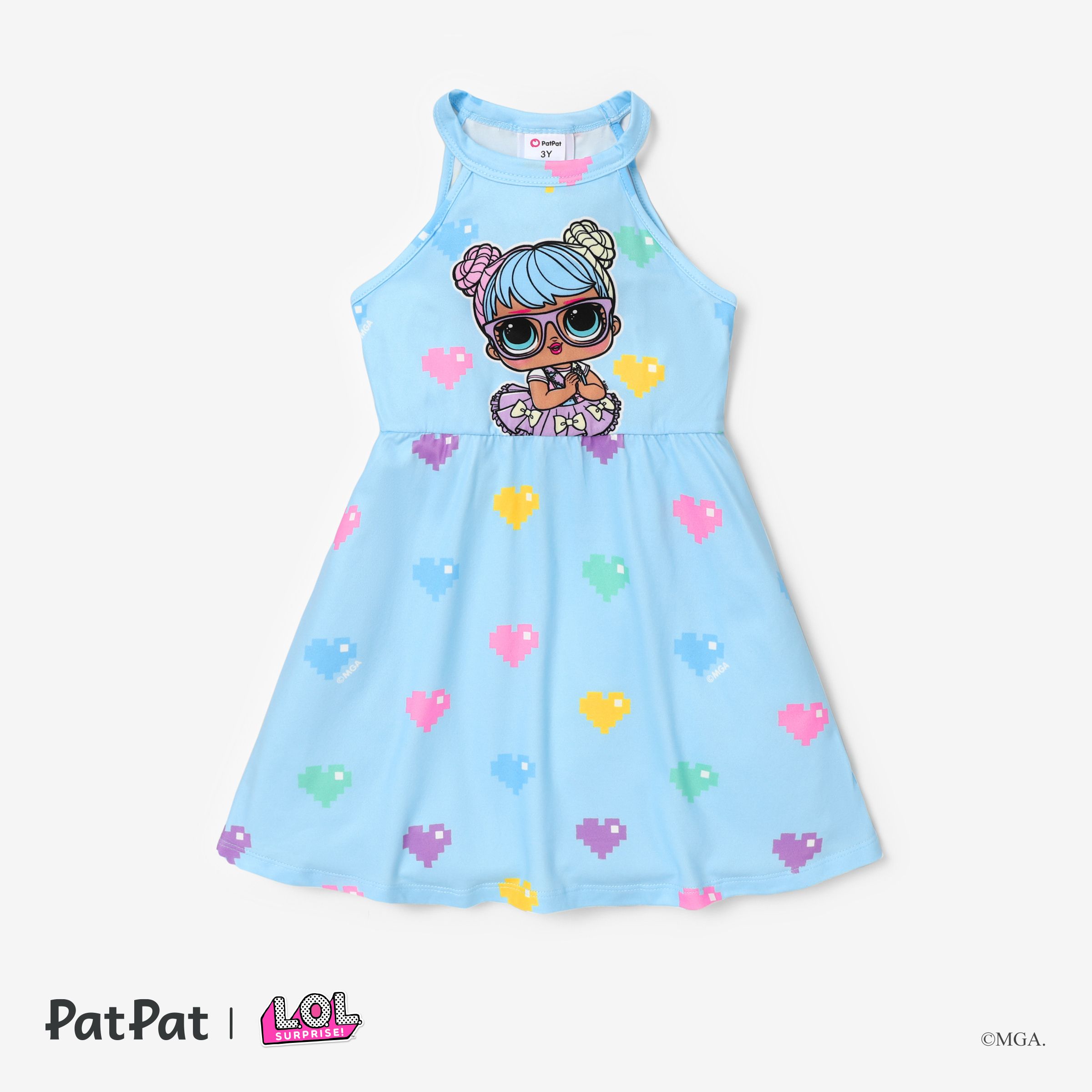 L.O.L. SURPRISE! Toddler Girl/Kid Girl Sleeveless Round Neck Dress
