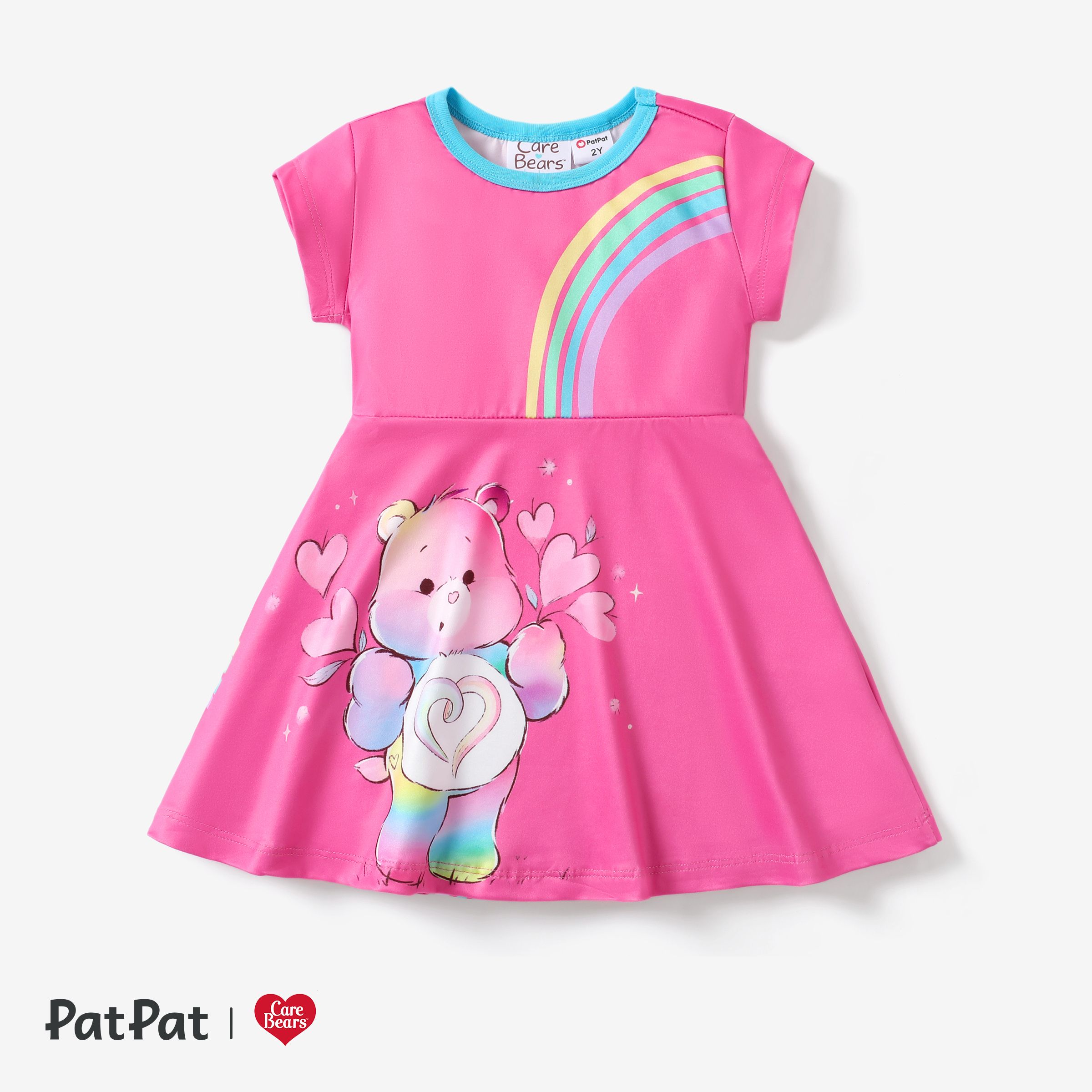Care Bears Toddler Girl Character Print Dress