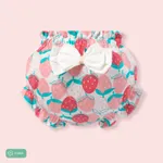 Kindliches Erdbeer-Unterwäsche-Set, 1-teilig, Baumwolle, für Kinder Mädchen Mehrfarben