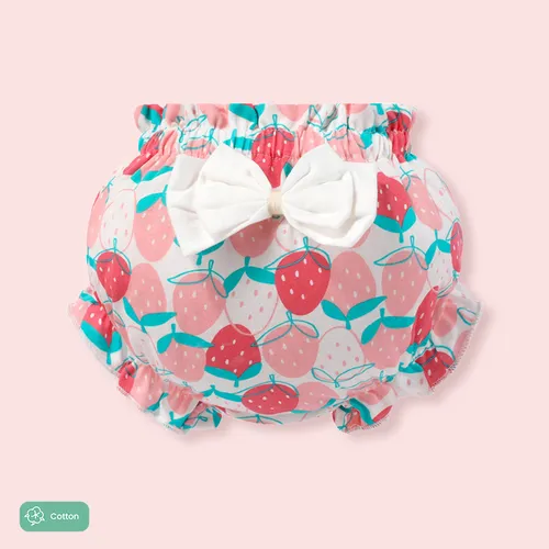 Baby/Kid Girl Childlike 95%Cotton Strawberry Underwear 