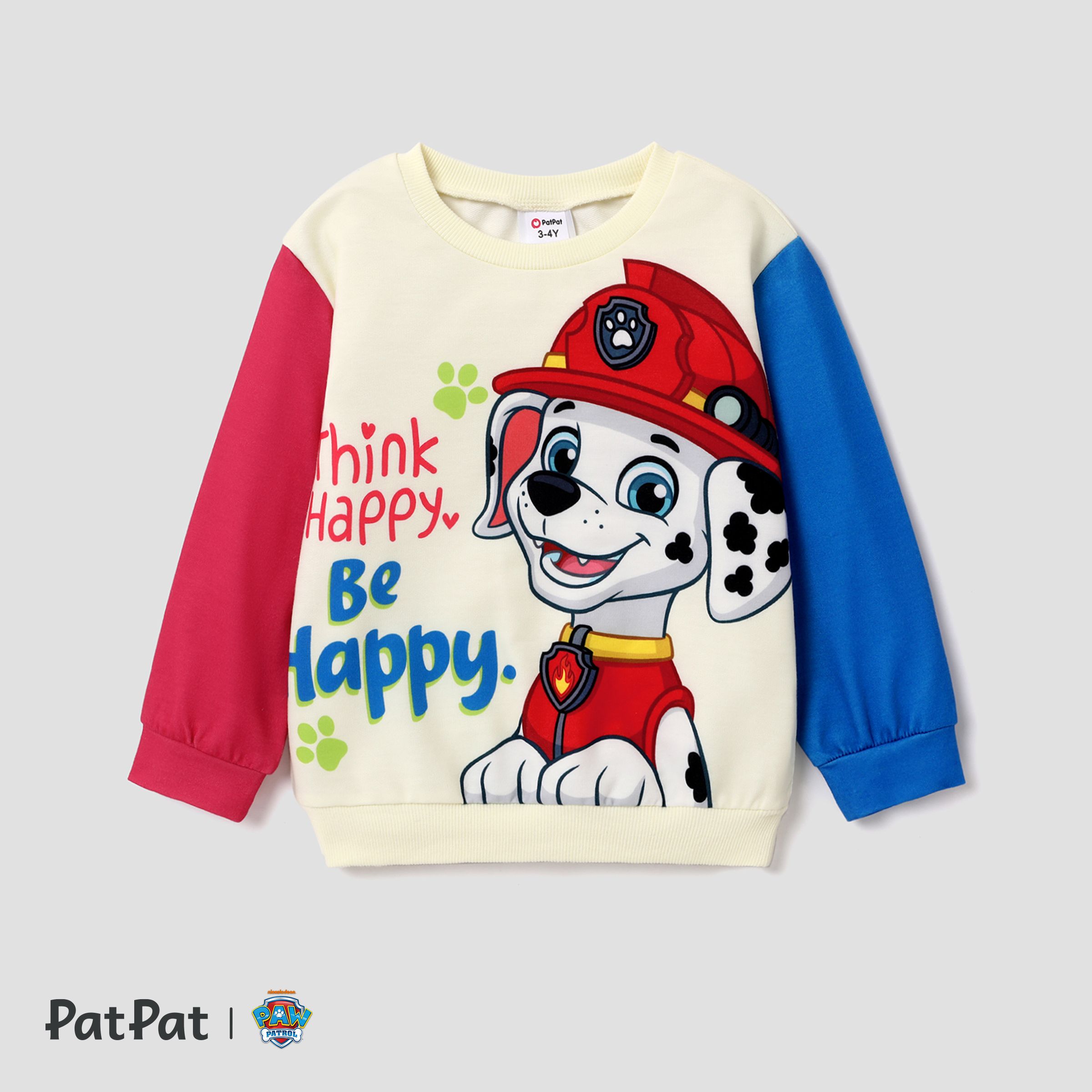 

PAW Patrol Toddler Boy/Girl Character Print Colorblock Cotton Pullover Sweatshirt