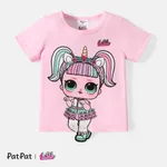 L.O.L. SURPRISE! Toddler/Kid Girl Character Print Short-sleeve Tee Pink