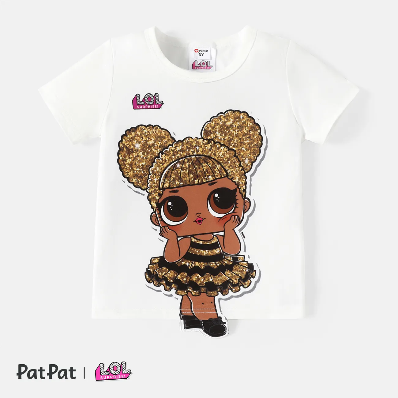 L.O.L. SURPRISE! Toddler/Kid Girl Character Print Short-sleeve Tee White big image 1