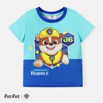Patrulla de cachorros Pascua Niño pequeño Unisex Infantil Perro Manga corta Camiseta Turquesa